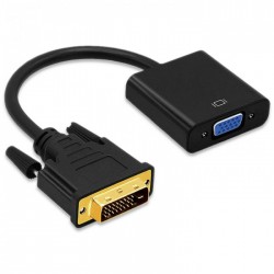 ADAPTADOR DVI-D Dual Link (24+1) / VGA (HD15) M/F