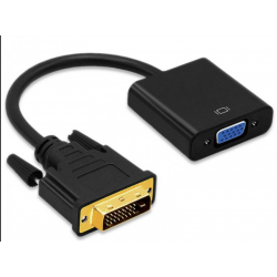 ADAPTADOR DVI-D Dual Link (24+1) / VGA (HD15) M/F