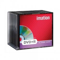 DISCO DVD +R IMATION 8.5GB 8X 240M DOUBLE LAYER SLIM PACK 10