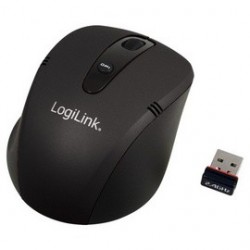 RATO LOGILINK WIRELESS OPTICAL MOUSE 2.4G BLACK ID0033